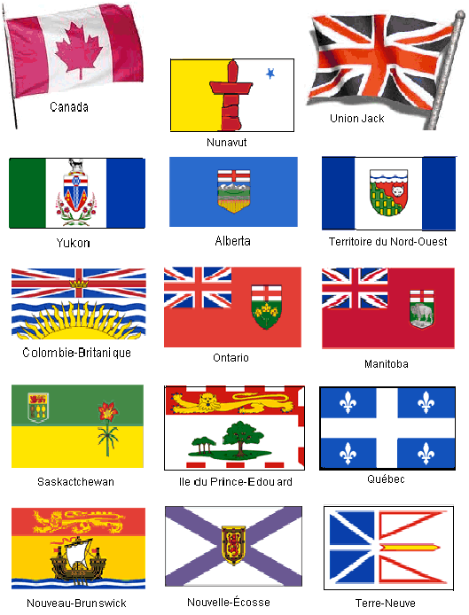 DRAPEAUX PROVINCES CANADIENNES DRAPEAUX PROVINCES CANADIENNES