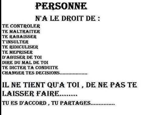 Te laisse pas faire !